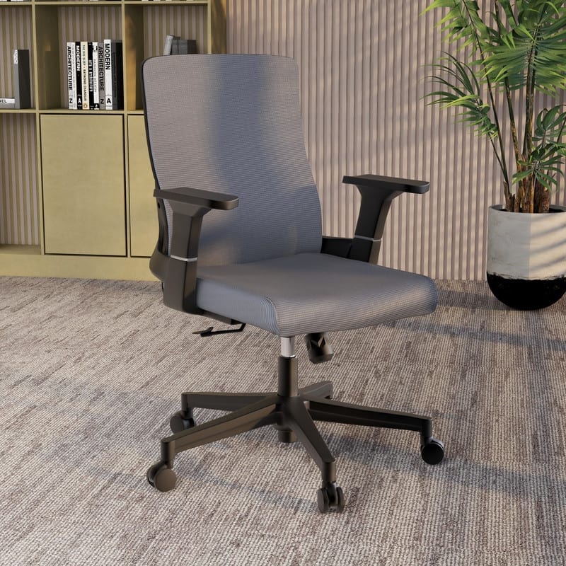 Brio Ergonomic Executive Office Conference Chair with Adjustable Height, Adjustable Arms, and Swivel Computer Home Office Chair