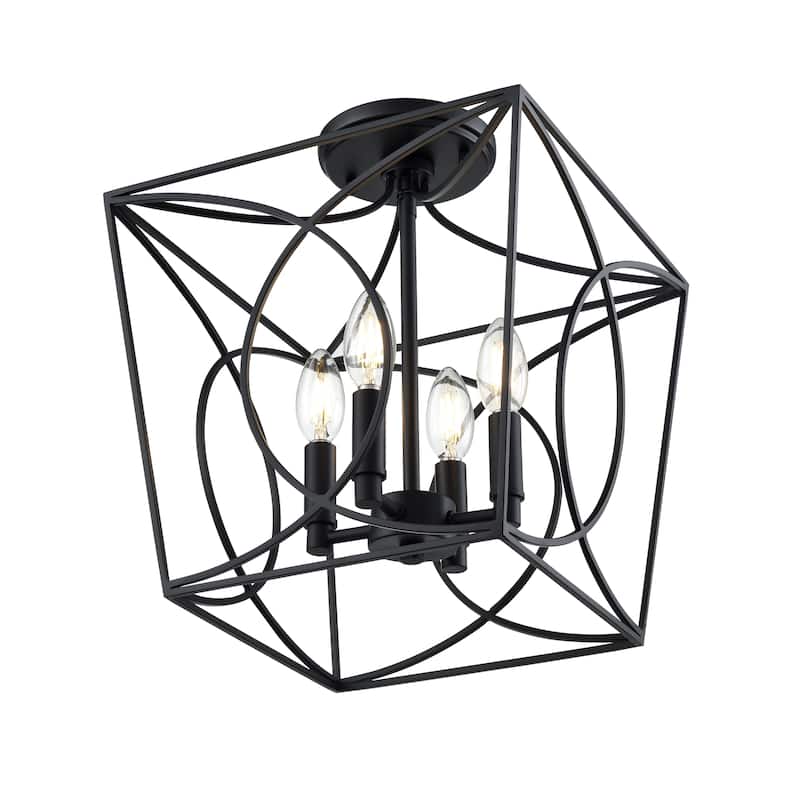 Tracy 4-Light Semi-Flush Ceiling Mount