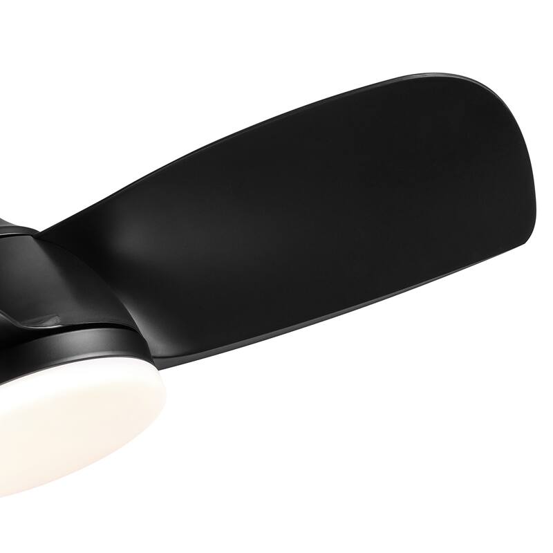 Modern Ceiling Fan Light with 3 Color Temperatures and 3 Blades, 6 Speed Adjustment for Bedroom and Living Room