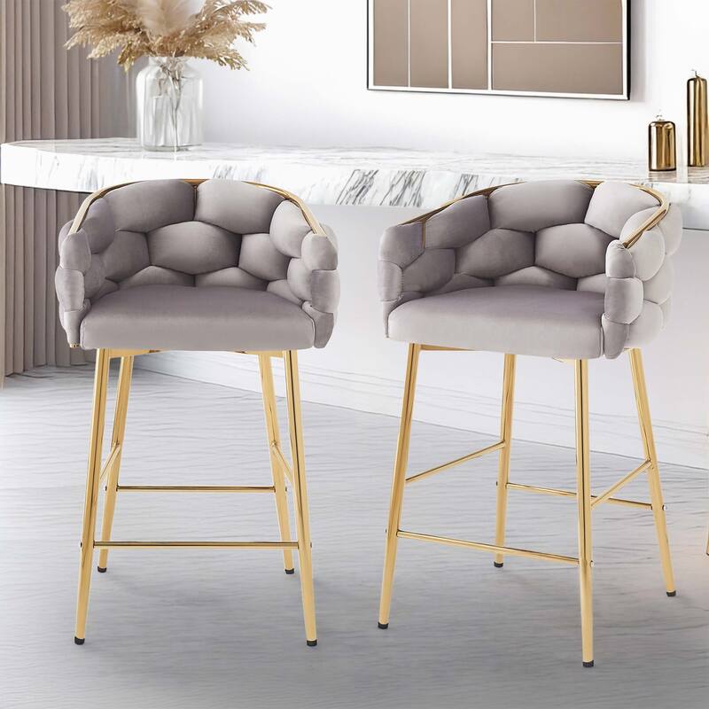 28"Modern Counter Stools Set of 2,only chairs