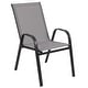 preview thumbnail 8 of 24, Commercial 7 Pc Outdoor Patio Dining Set with Glass Table and 6 Chairs
