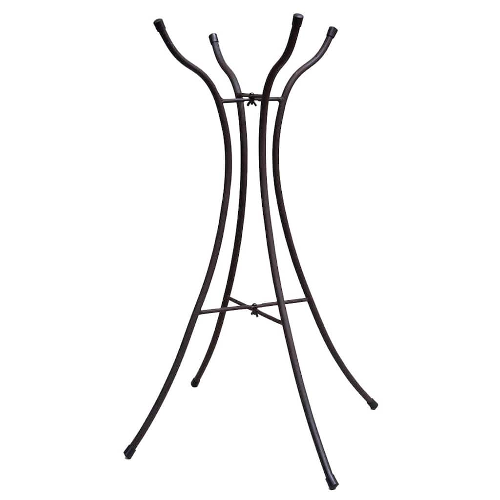 Metal Bird Bath Stand, Hourglass Shape