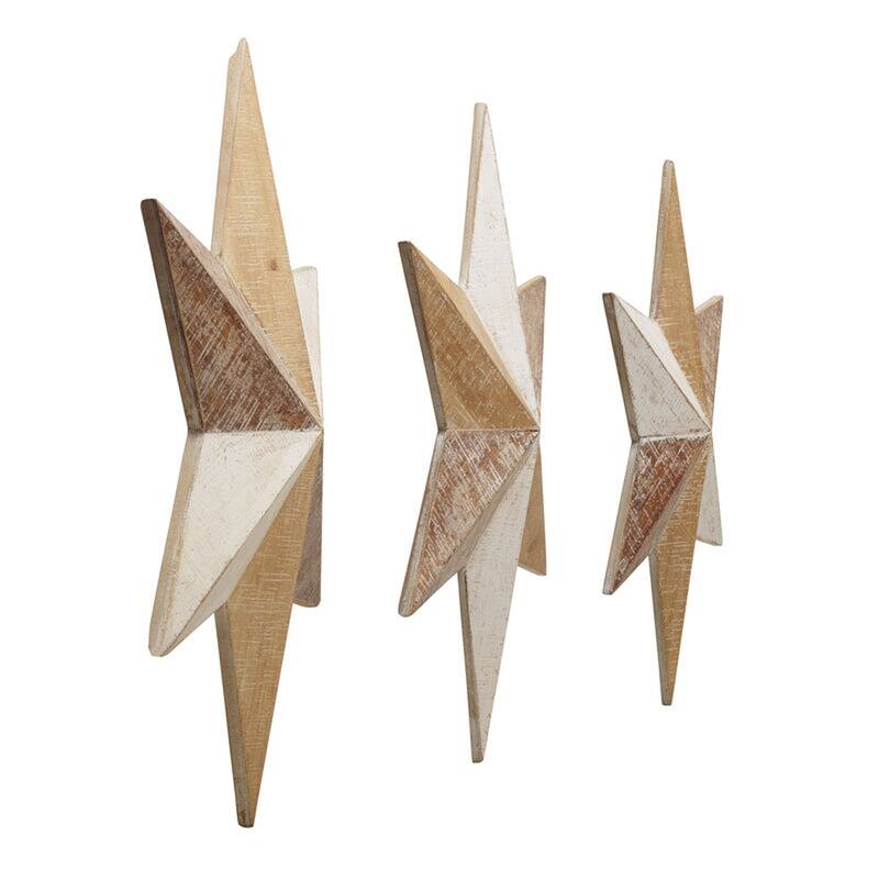 Elements 3-Piece Farmhouse Star Décor, 21X24 Inch