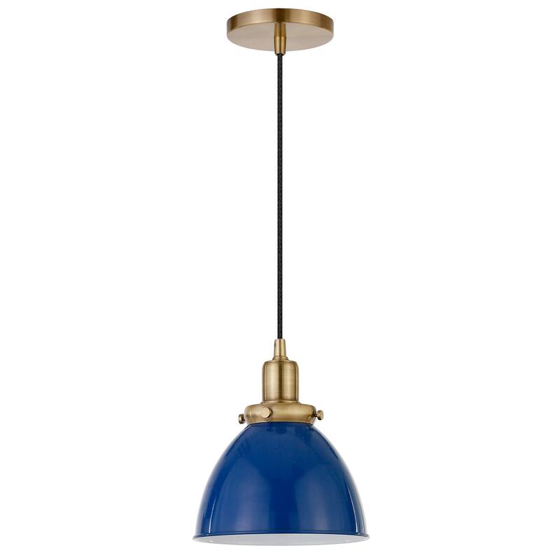 Madison 8" Wide Pendant with Metal Shade