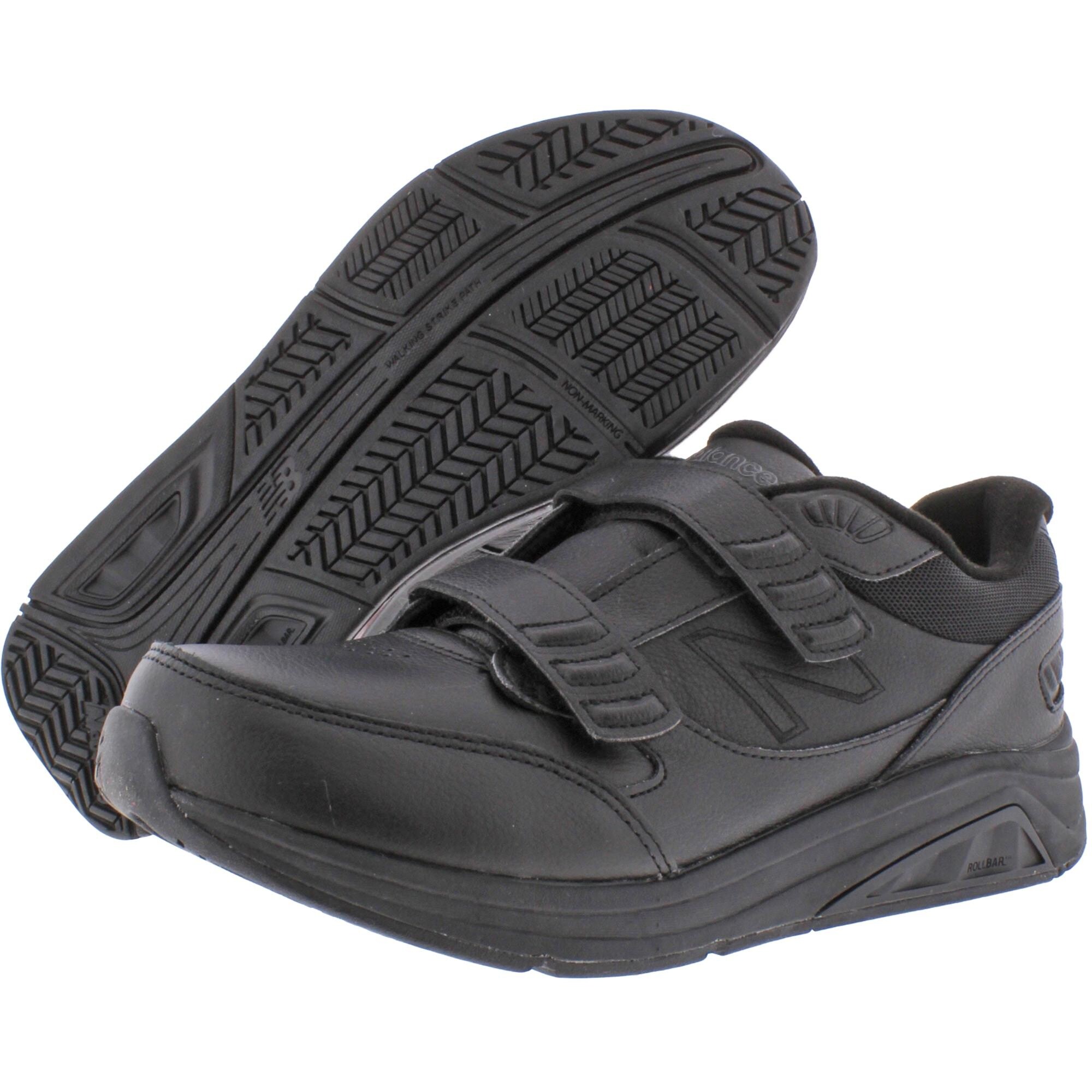 new balance mens leather walking shoes