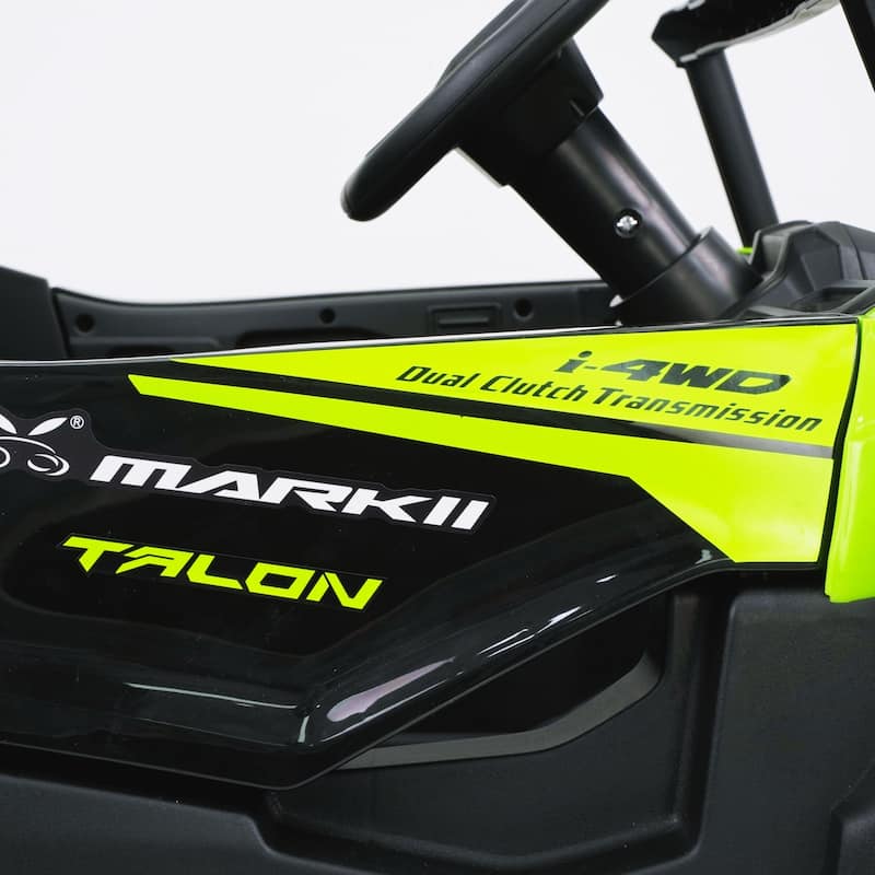 Kids Ride-On Car Electric Vehicle with Remote Control & Music, Green Toddler Vehicle Off-Road Toy Car