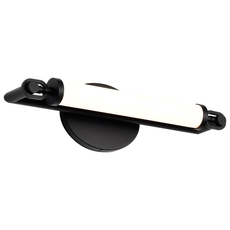 Edgeworth 16 Inch LED Vanity Matte Black Acrylic Lens