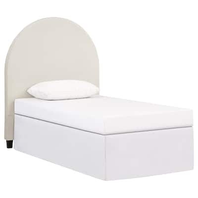 June Transitional Upholstered Panel Headboard