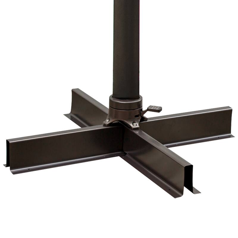 10 x 13 Feet Double Top Outdoor Patio Offset Cantilever Umbrella with NO Base