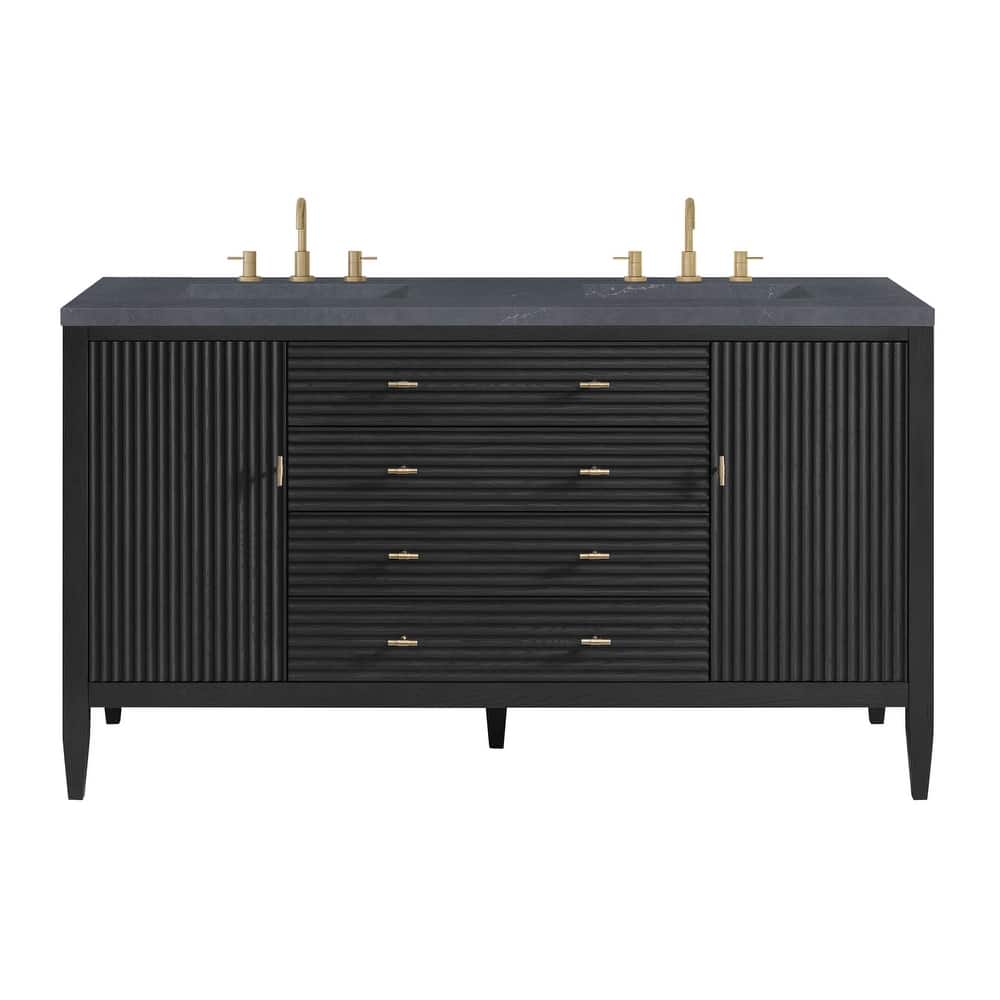 James Martin Vanities 485-V60D-3CSP Myrrin 60" Double Basin Wood