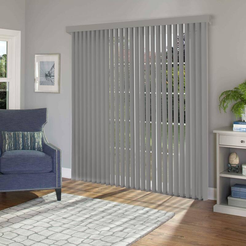 Cordless Vertical Blinds Oxford Alabaster