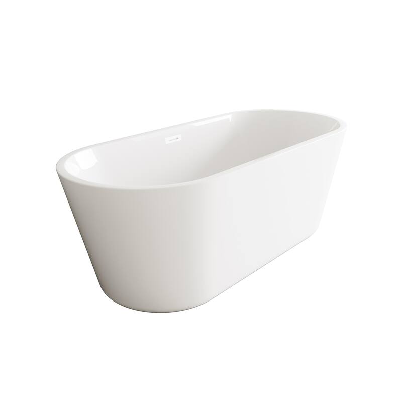 Odell Soaking Bathtub in Glossy White
