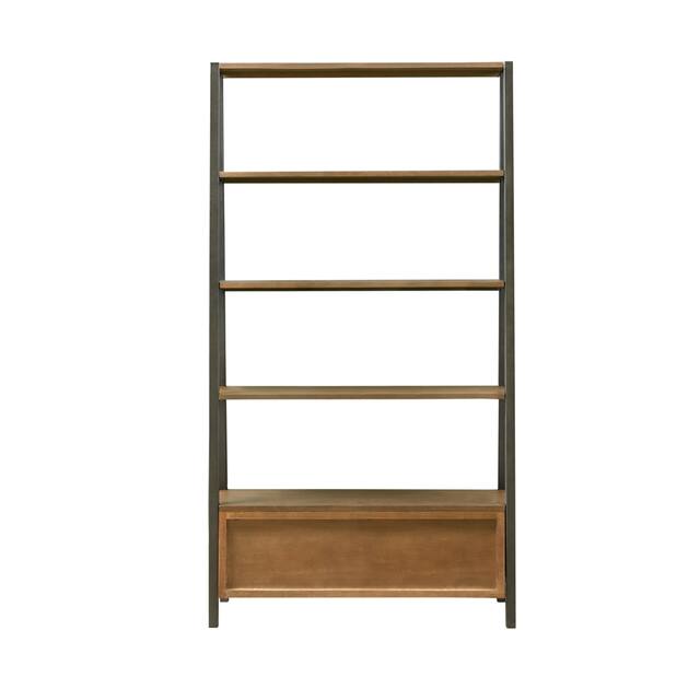 Madison Park Fort Bookcase - Brown/Bronze