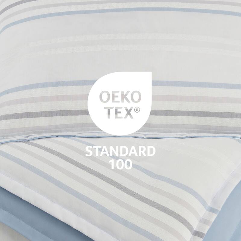 Vellux Bergen Blue/Grey Comforter Set