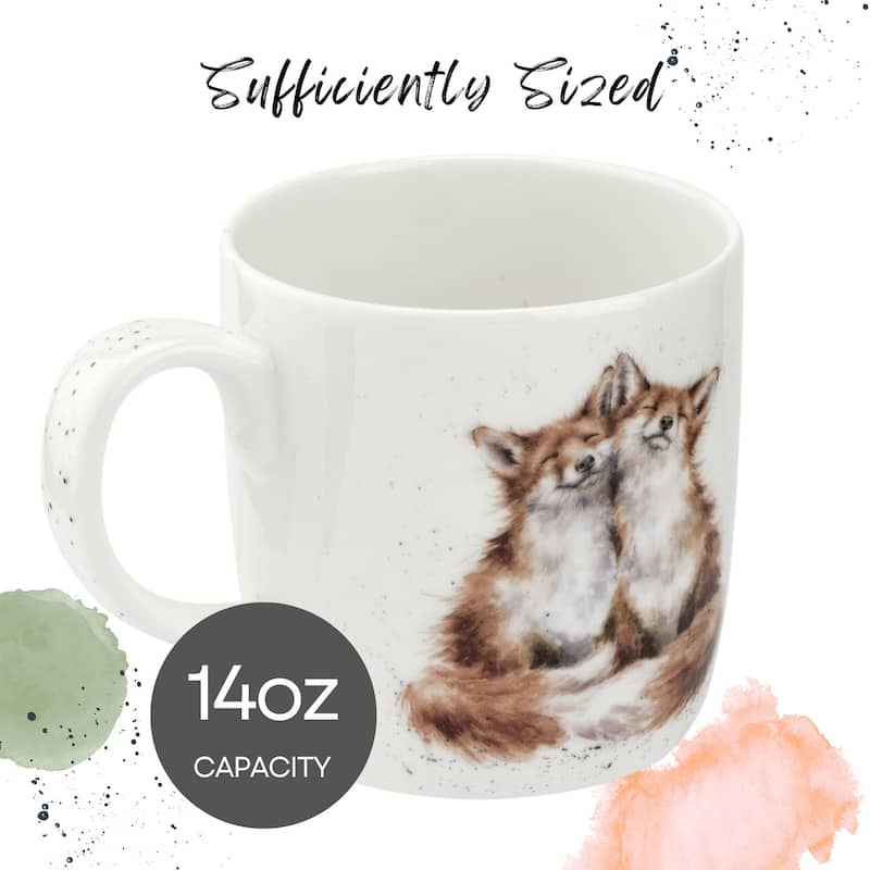 Royal Worcester Wrendale Designs Mug Wildlife Animals