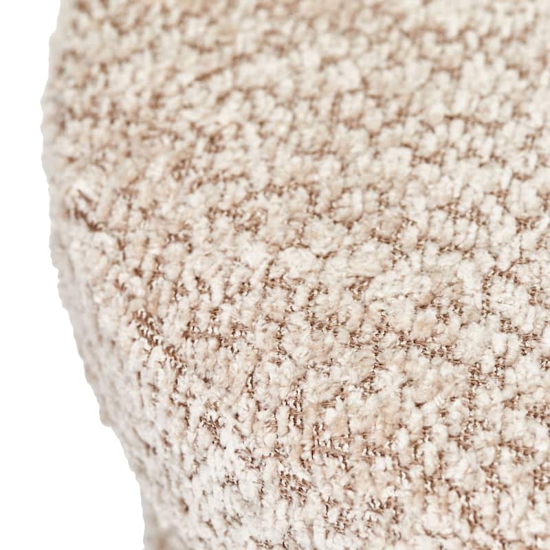 Aria Home Esme Brown Boucle Storage Ottoman Bench with Seat Cushion