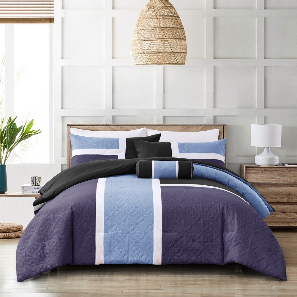 Blue Striped Comforters and Sets - Overstock