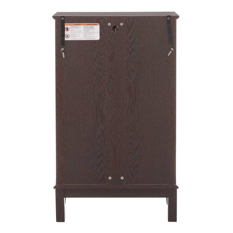 Display cabinet with tempered glass door