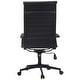 preview thumbnail 20 of 29, Executive Ergonomic High Back Modern Office Chair Ribbed PU Leather Swivel for Manager Conference Computer Room