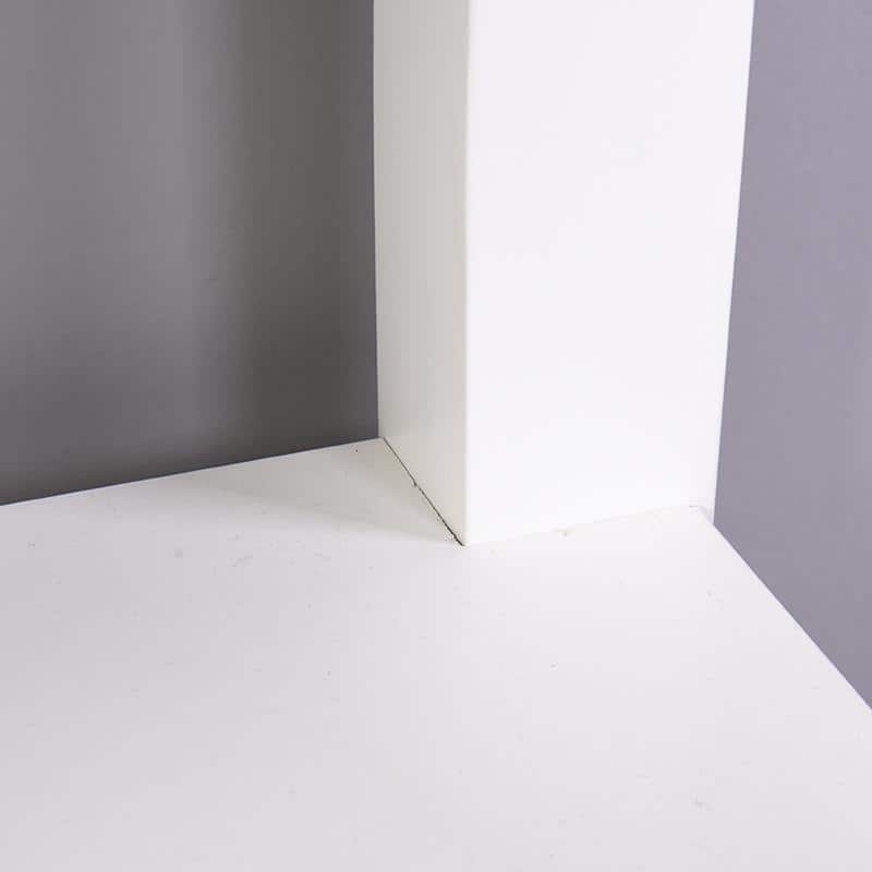 Modern White Nightstand Storage Table with a Drawer