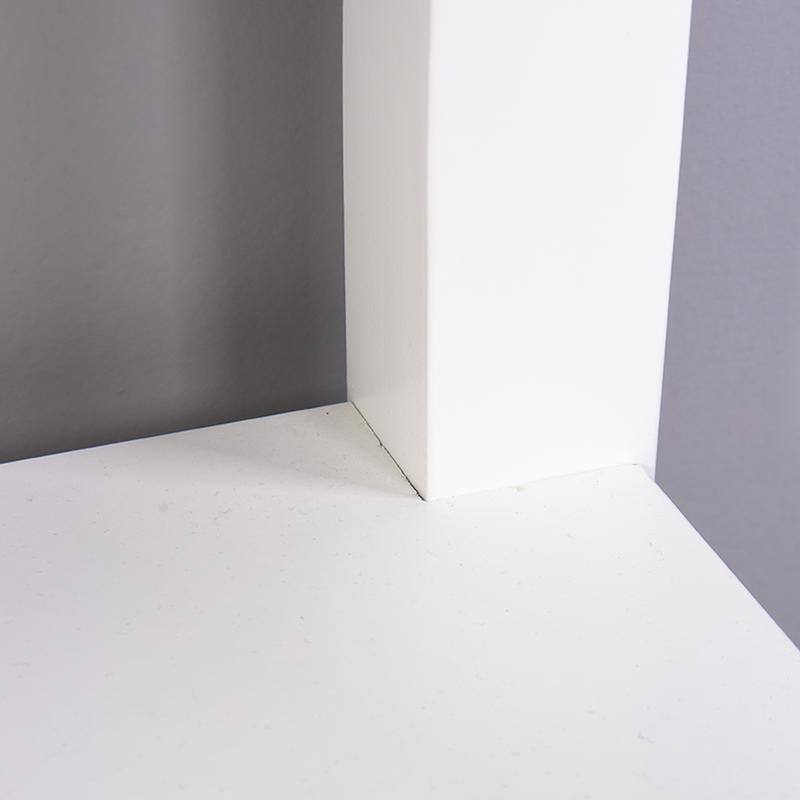White Floor-standing Storage Table with a Drawer