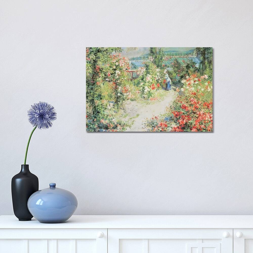 iCanvas "The Conservatory" by Pierre-Auguste Renoir Canvas Print