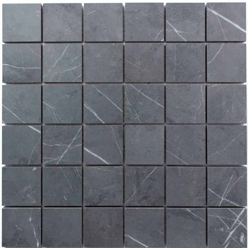 Penthouse 2x2 Matte Porcelain Grid Mosaic Tile - Floor, Wall, Backsplash - 1 Sheet (1 Sq. ft.) - Charming Amber