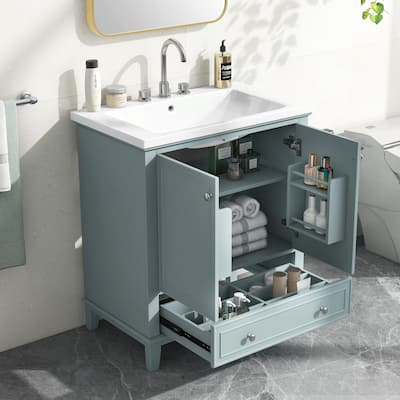 Versatile 30" Bathroom Vanity with Storage Space