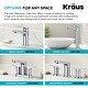 preview thumbnail 84 of 97, KRAUS Indy Single Handle Vessel Bathroom Faucet with Pop Up Drain