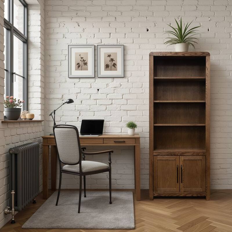 Bridgevine Home Haven 78 inch high Bookcase Pier, No Assembly Required