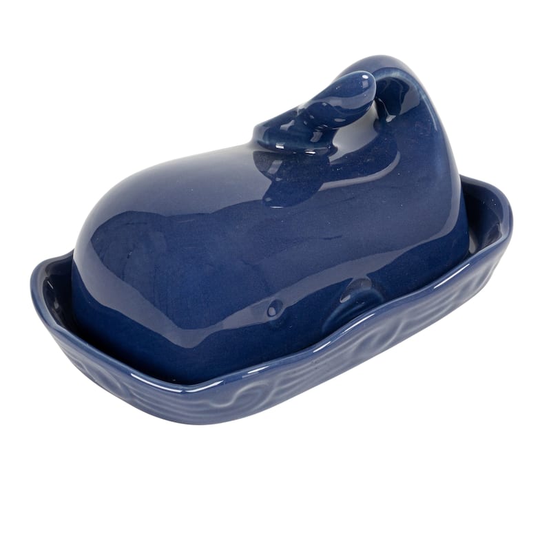 Whale Shaped Butter Dish with Lid