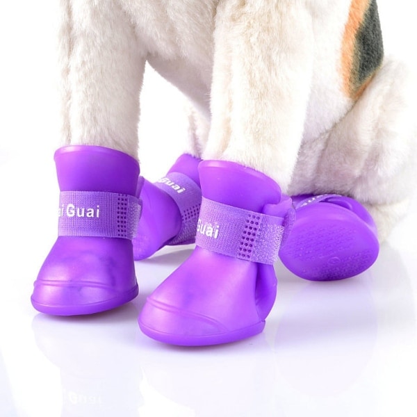Waterproof Dog Boots In 4 Colors. Opens flyout.