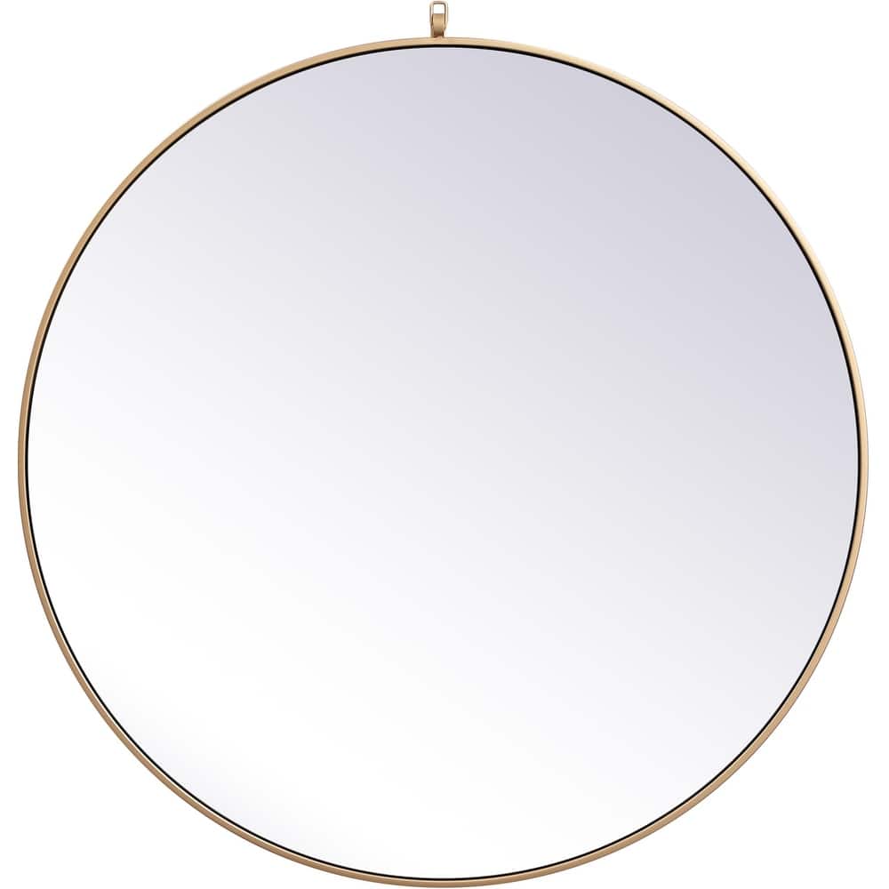 Elegant Lighting Eternity 39" Diameter Circular Beveled Metal Framed