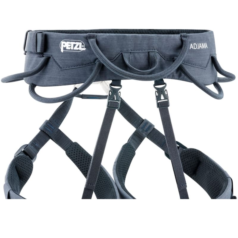 Petzl Adjama Climbing Harness, Gray, Size Options