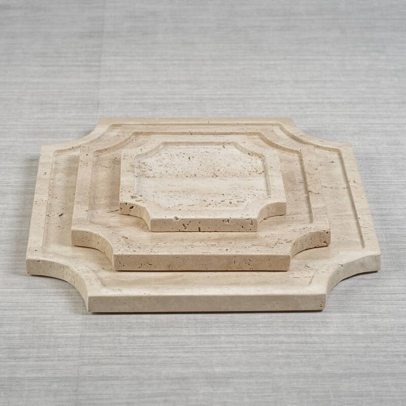 Zahava Travertine Stone Tray