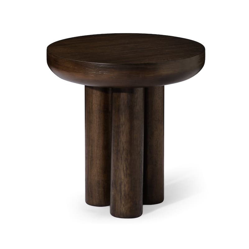 Maven Lane Owen Rustic Wooden Side Table - Brown