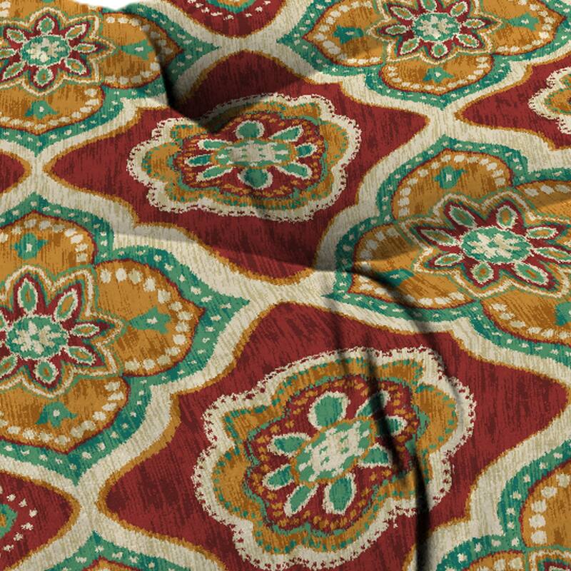 44" x 18" Contoured Outdoor Wicker Bench Cushion - 18'' L x 44'' W x 4'' H