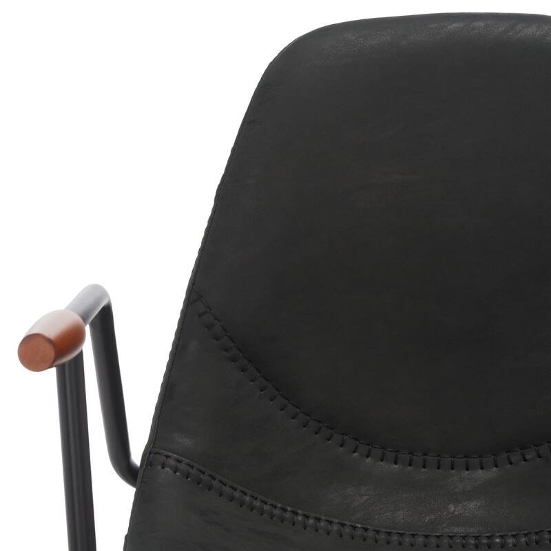 SAFAVIEH Coral Mid-Century Bar Stool - 25" W x 21.5" D x 39" H - 21Wx21Dx42H