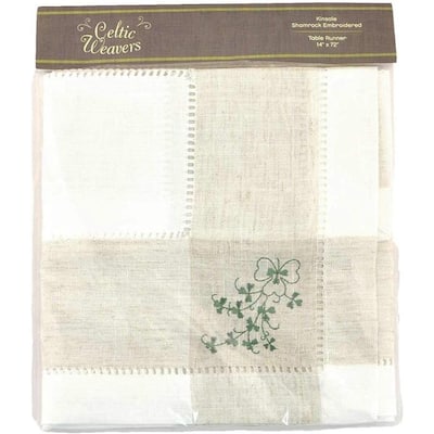 Kinsale Shamrock Table Runner 14 x 72 - Multi