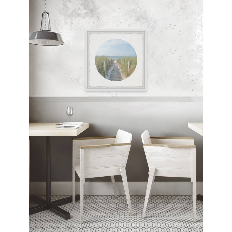 'Routeway to Sea' Framed Painting Print