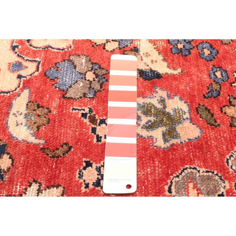 ECARPETGALLERY Hand-knotted Andelz Red Wool Rug - 4'8 x 6'0