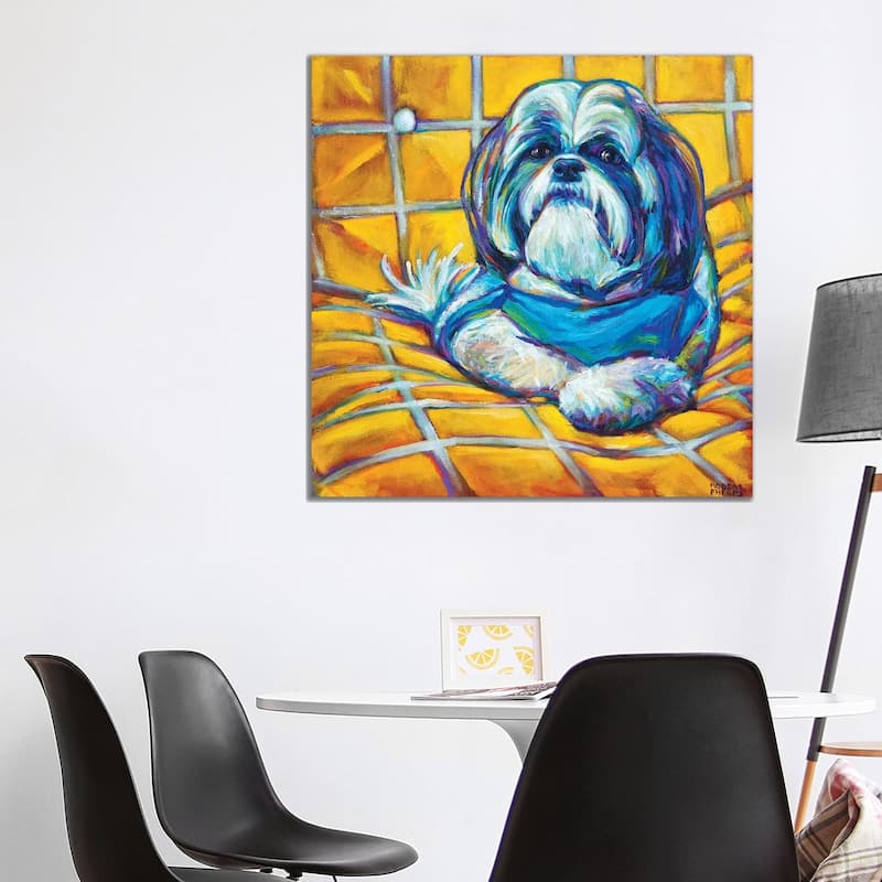 iCanvas "Shih Tzu" by Robert Phelps Canvas Print - 37x37x1.5