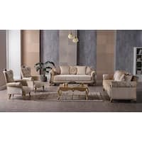Hecarim 4-piece Two sofa and Two chair Living Room Set - On Sale - Bed ...