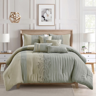 21893 Q 90 x 90 in. Kaleen Comforter Set Queen Size - 7 Piece