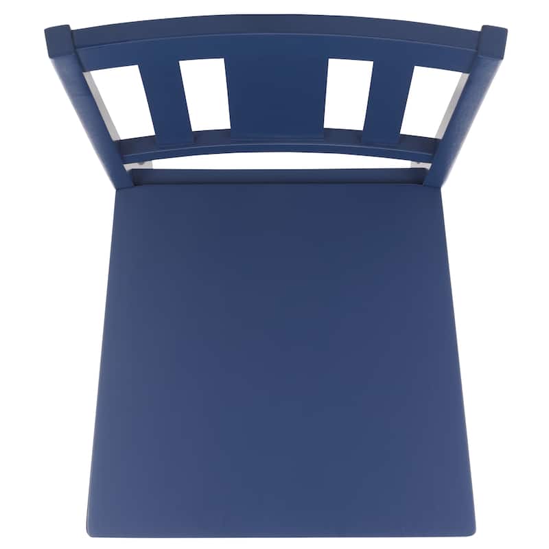 SAFAVIEH Home Roswitha Slat Back Side Chair - 18"W x 22"D x 39"H