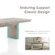 preview thumbnail 3 of 5, Furniture of America Yetaria Modern Farmhouse Distressed 94-inch Wood Extendable Dining Table