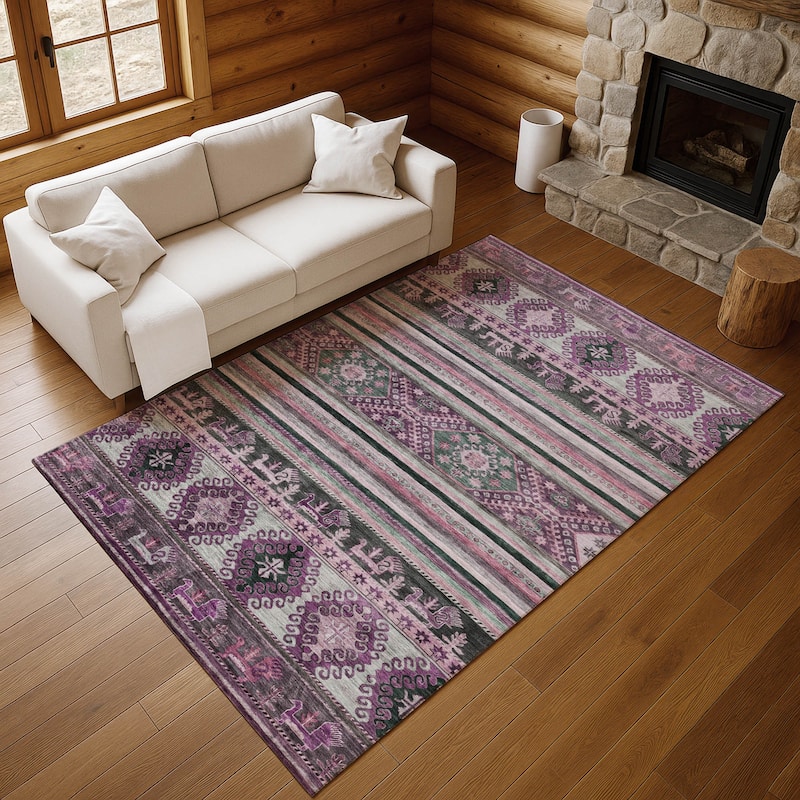 Premium Washable Super Soft Boho Global Mayfield Rug