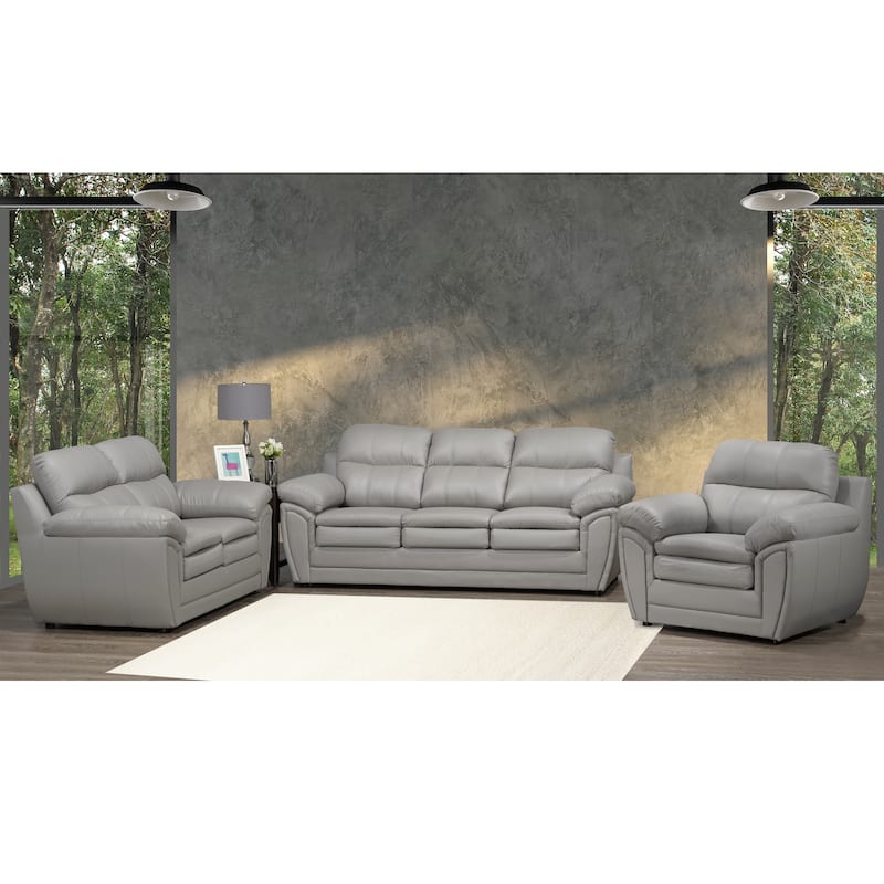 Simon Leather Gel Upholstered Loveseat