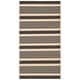 preview thumbnail 124 of 193, SAFAVIEH Courtyard Charmaine Indoor/ Outdoor Waterproof Area Rug 2'7" Square - Black/Bone