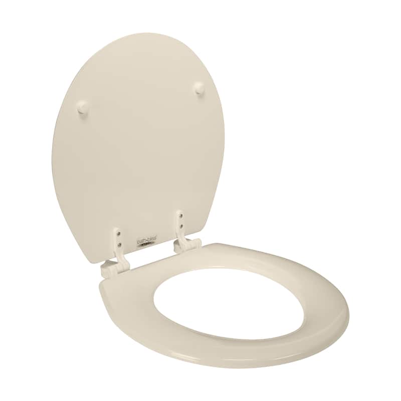 Bath Bliss Beveled Standard Round Toilet Seat